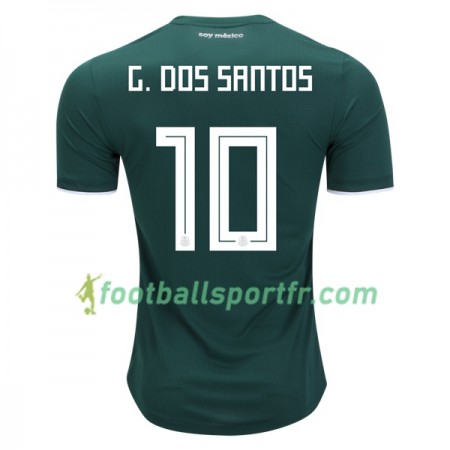 Tenue Mexique G.Dos Santos 10 Domicile Coupe du monde 2018 Maillot de Foot